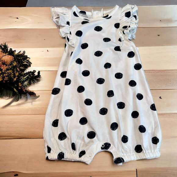 NWT Tucker + Tate Polkadot Romper (12M) - Picture 1 of 5